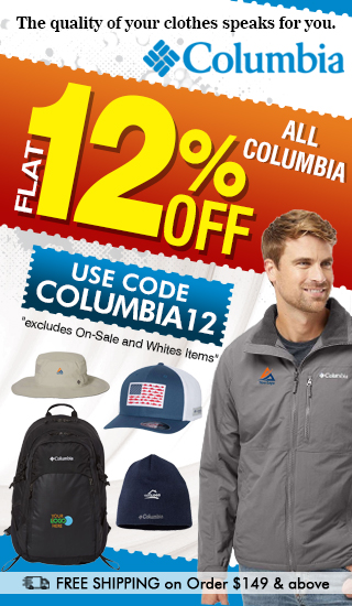 flat 12% off all Columbia